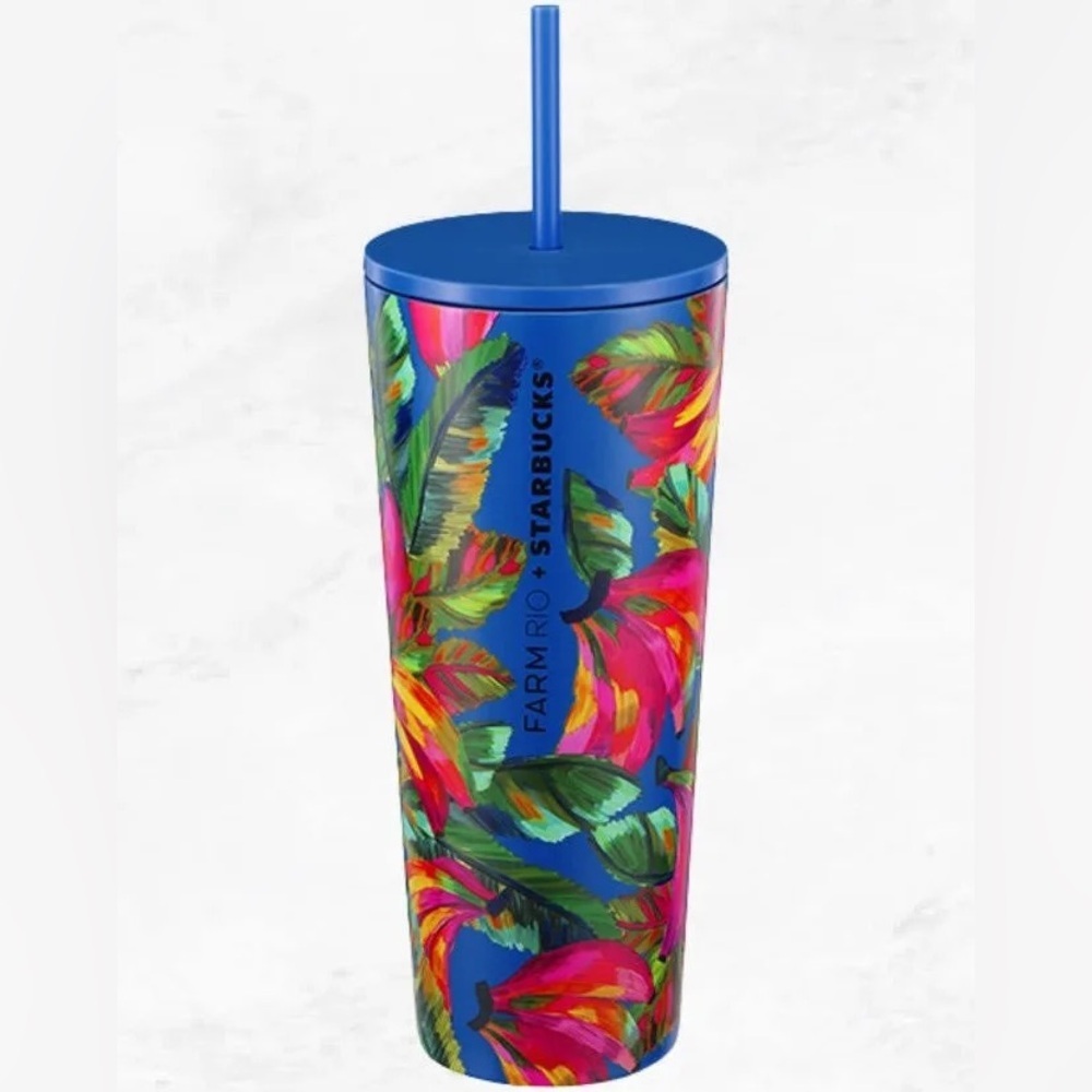 New Starbucks X Farm Rio 24oz Tumbler